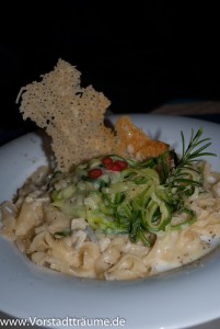 Pasta vegetarisch mit Zucchinipasta