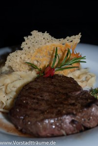 Pasta mit Rinderfilet