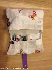 Windeltasche mit Schmetterlingen