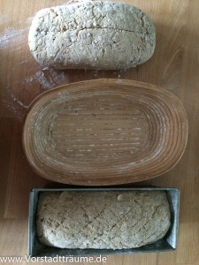 Verschieden Möglichkeiten den Teig zu formen