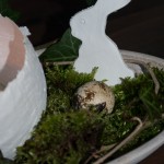 Osterhase in Ostergesteck
