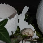 Osterhase in Ostergesteck