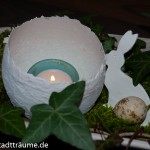 Osterhase in Ostergesteck