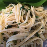 Linguine mit Bärlauch