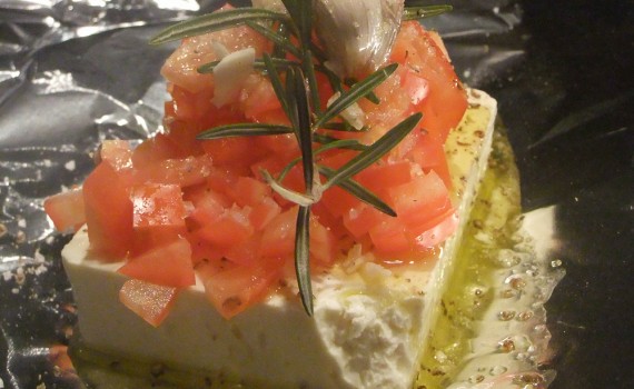 Feta mit Tomaten