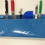 Eine Tasche falten um die Größe fest zu legen