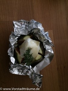 Feige mit Ziegenkäse