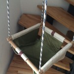 Babyschaukel Bild: Fertige Schaukel von oben.