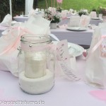 Teelichtglas mit Taufspruch