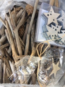 Material für Adventskranz