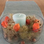 Herbstschmuck für den Tisch