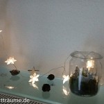 Weihnachtsdeko mit Lichterkette