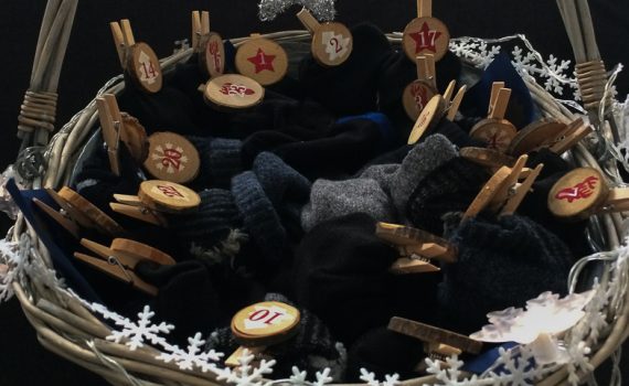Adventskalender aus Socken