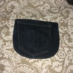 Schürze mit Jeanstasche