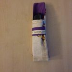 Brillenetui mit Etikett