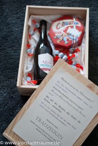 Trauzeugin Fragen Box