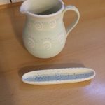 Porzellan-malen vor dem Brennen