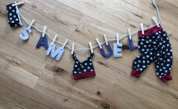 Namenskette selber nähen