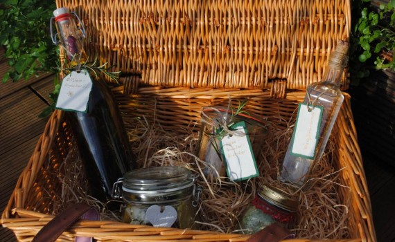 Geschenkkorb aus der Küche