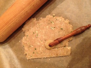 Schneiden von Kräckern