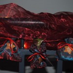 Adventskalender am Geländer