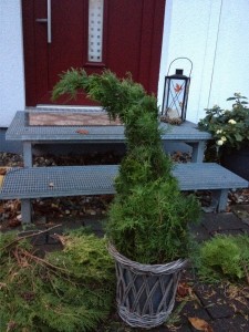 Fertig gebundener Baum